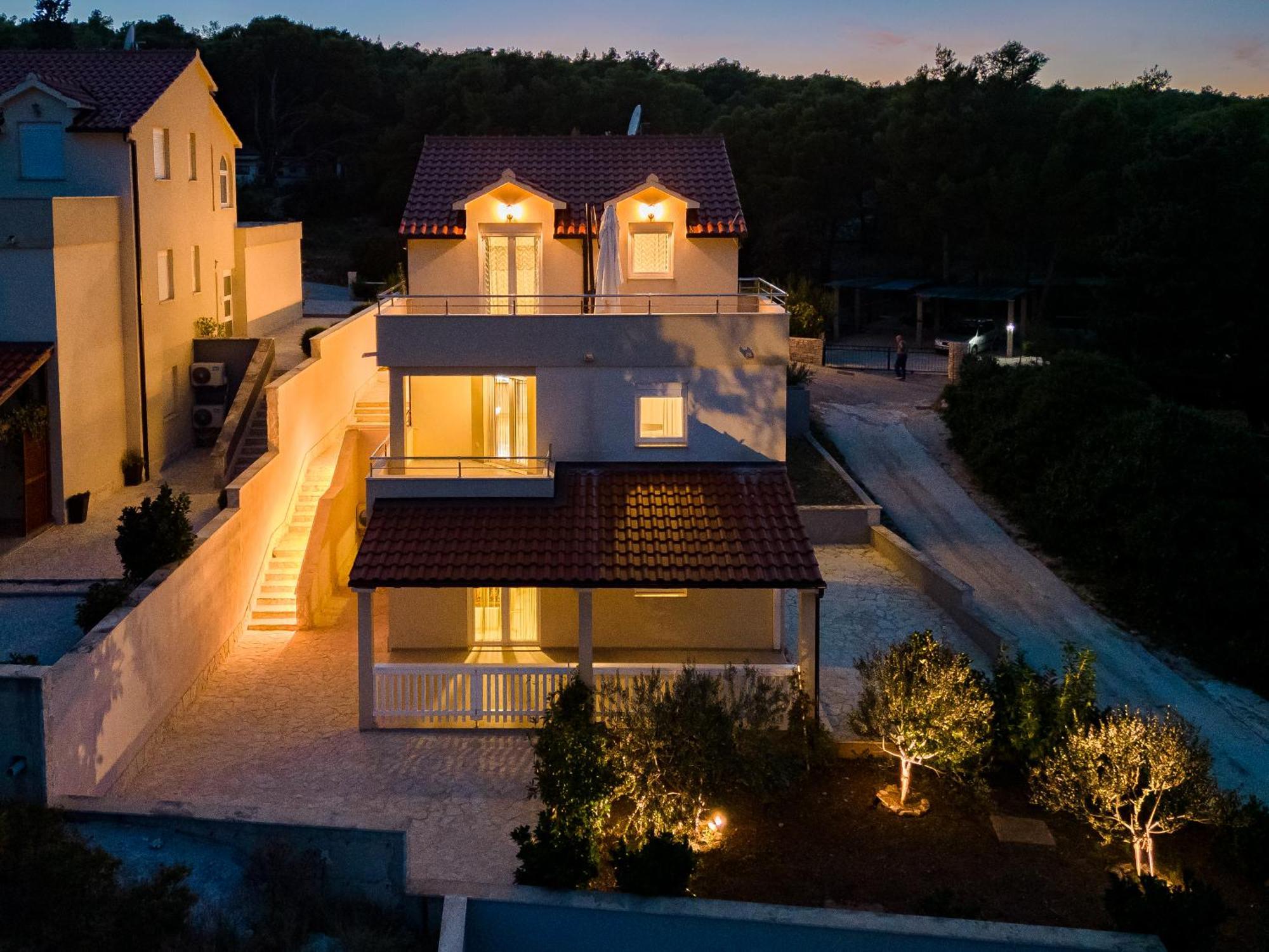 Villa Zdenka Milna  Esterno foto